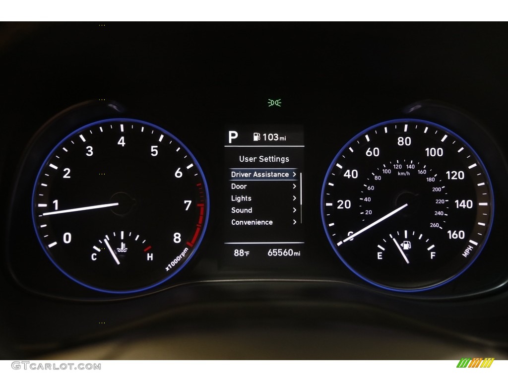 2020 Hyundai Kona Limited AWD Gauges Photos