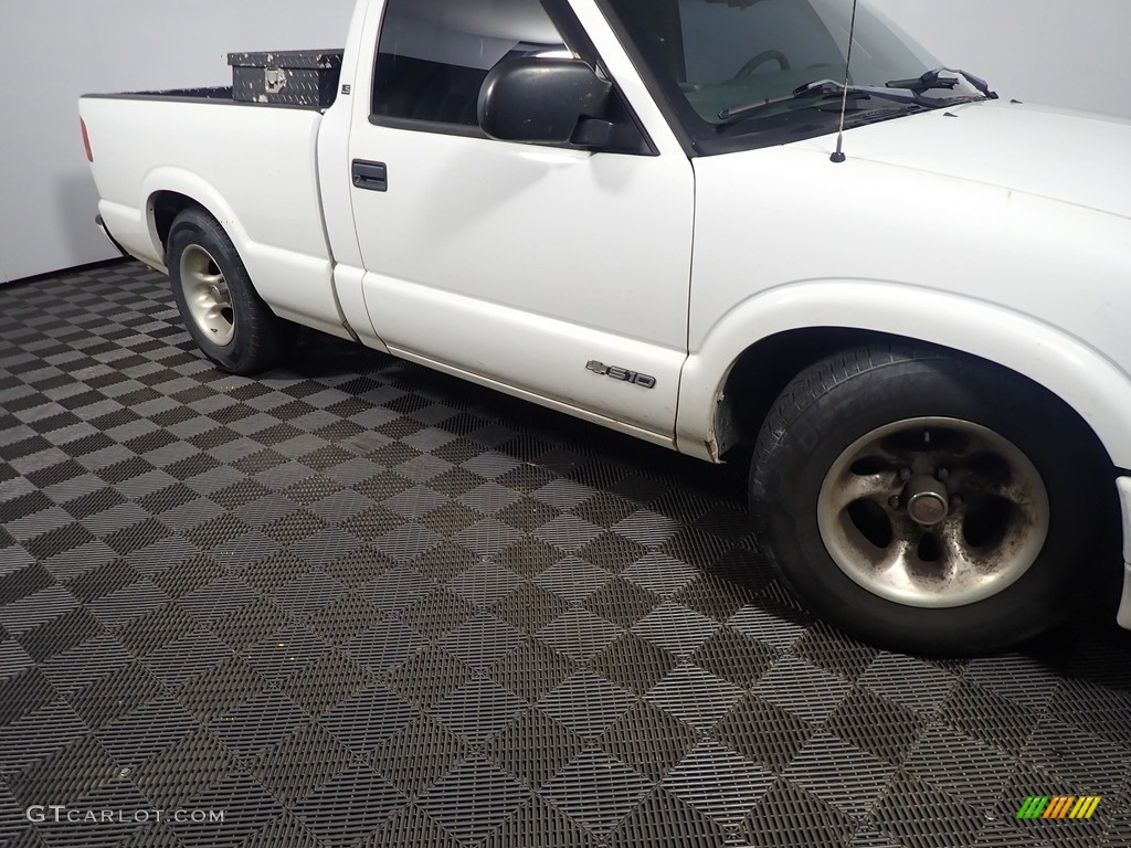 1999 S10 LS Regular Cab - Summit White / Graphite photo #3