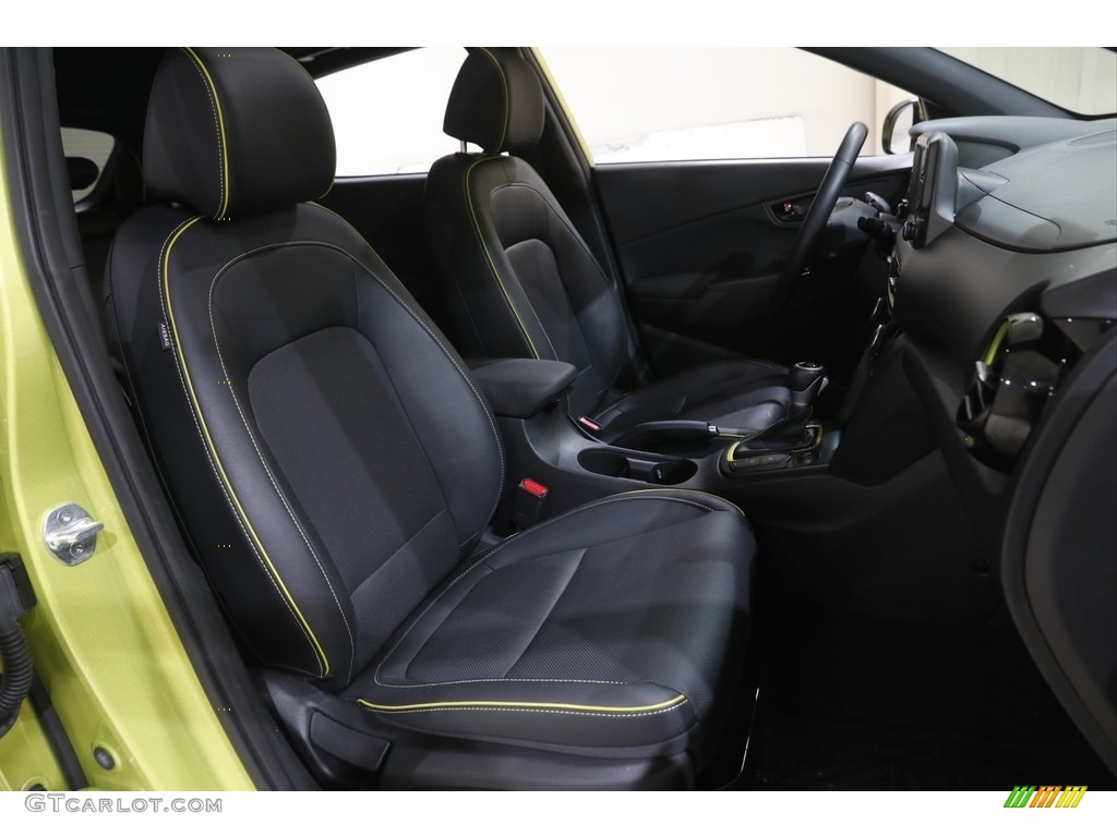Black Interior 2020 Hyundai Kona Limited AWD Photo #144697383