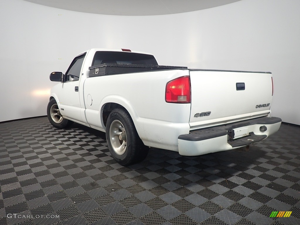 1999 S10 LS Regular Cab - Summit White / Graphite photo #8
