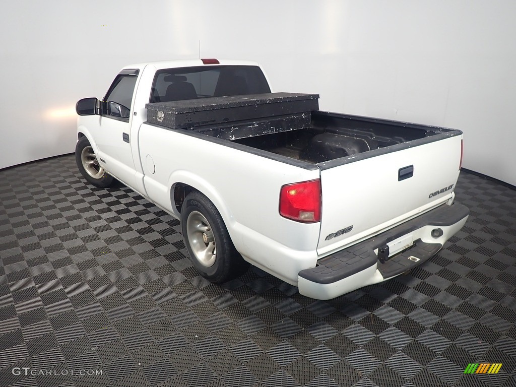 1999 S10 LS Regular Cab - Summit White / Graphite photo #9