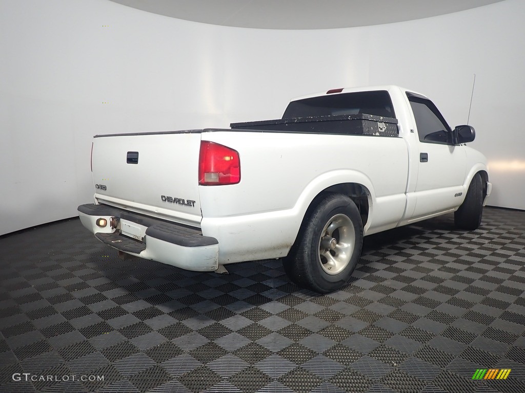 1999 S10 LS Regular Cab - Summit White / Graphite photo #12