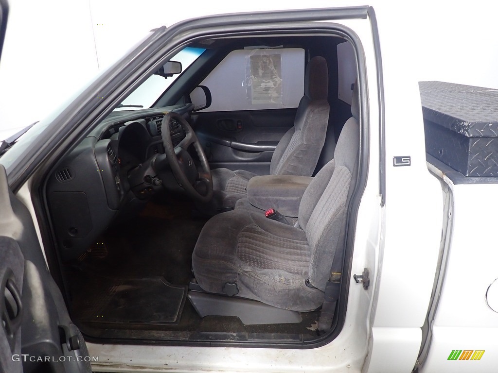 1999 S10 LS Regular Cab - Summit White / Graphite photo #15