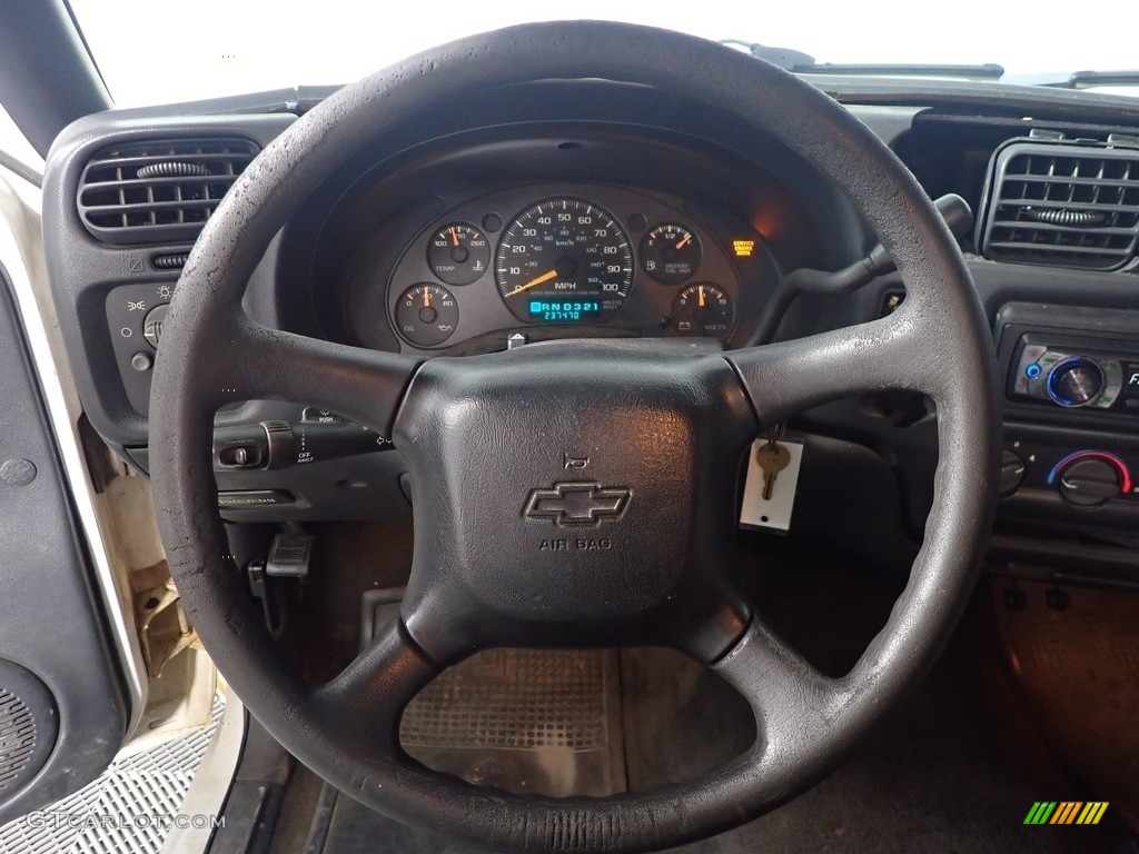 1999 S10 LS Regular Cab - Summit White / Graphite photo #19