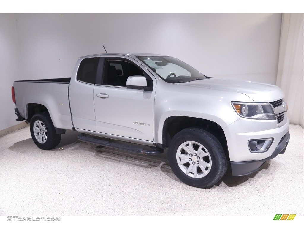 Silver Ice Metallic 2016 Chevrolet Colorado LT Extended Cab 4x4 Exterior Photo #144697917
