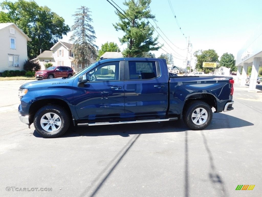 Northsky Blue Metallic 2022 Chevrolet Silverado 1500 LT Crew Cab 4x4 Exterior Photo #144698858