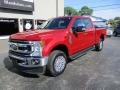 Rapid Red - F250 Super Duty XLT Crew Cab 4x4 Photo No. 2