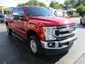 Rapid Red - F250 Super Duty XLT Crew Cab 4x4 Photo No. 5