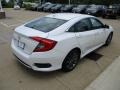 2019 Platinum White Pearl Honda Civic EX-L Sedan  photo #7