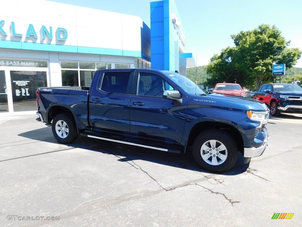 2022 Silverado 1500 LT Crew Cab 4x4 - Northsky Blue Metallic / Jet Black photo #7