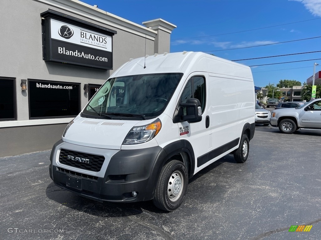 2021 ProMaster 1500 High Roof Cargo Van - Bright White / Black photo #2