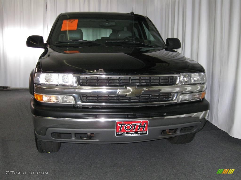 2002 Tahoe 4x4 - Onyx Black / Graphite/Medium Gray photo #4