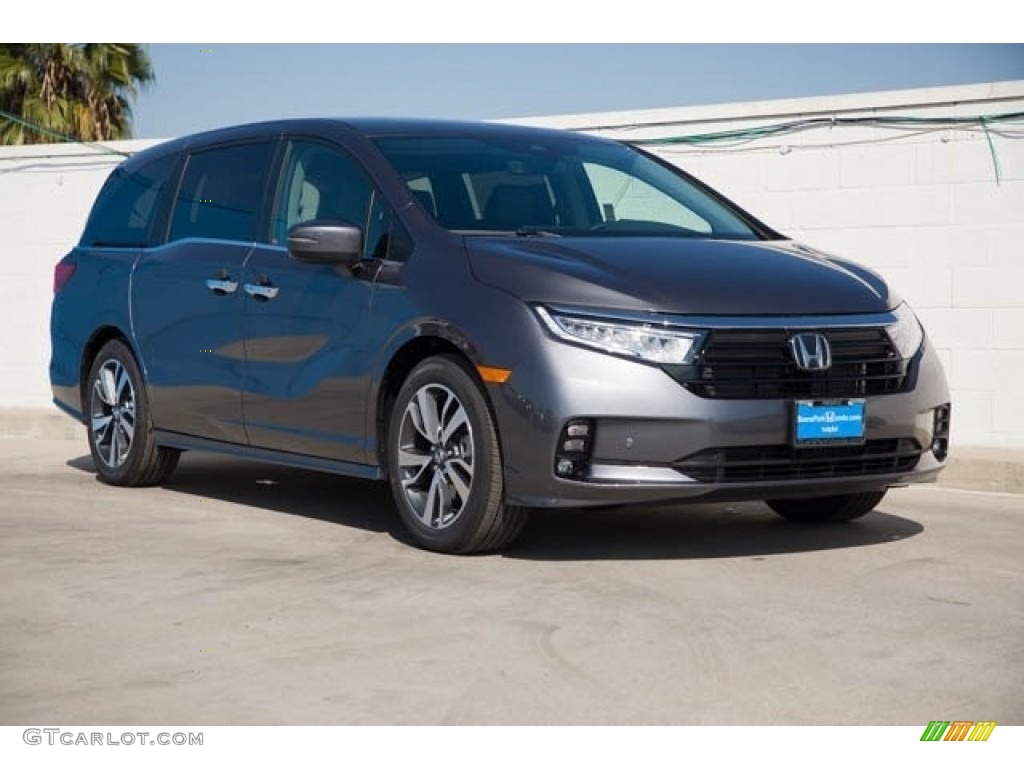 Modern Steel Metallic 2023 Honda Odyssey Touring Exterior Photo #144700770