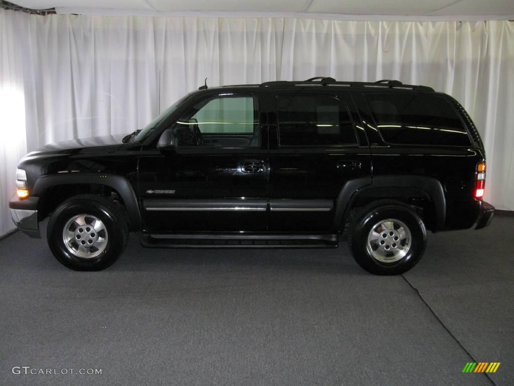 2002 Tahoe 4x4 - Onyx Black / Graphite/Medium Gray photo #9