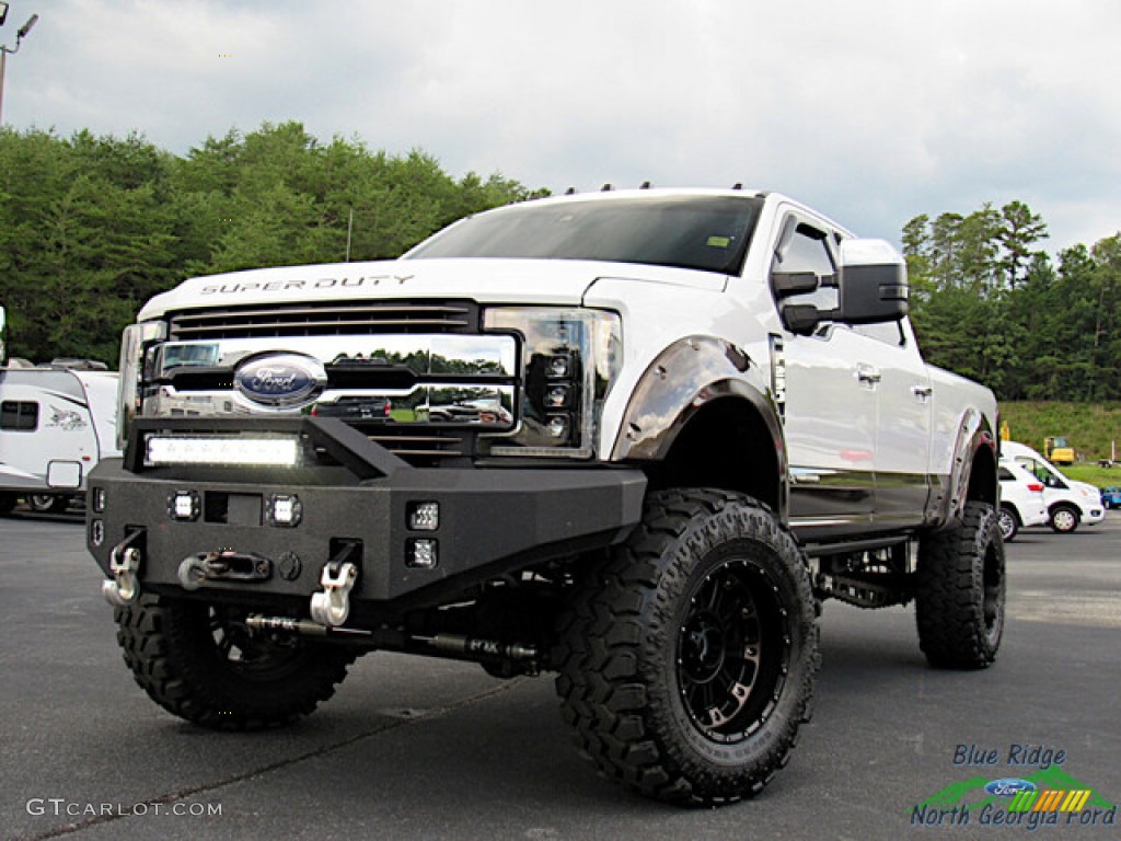 2017 F250 Super Duty King Ranch Crew Cab 4x4 - White Gold / King Ranch Mesa Antique Java photo #1