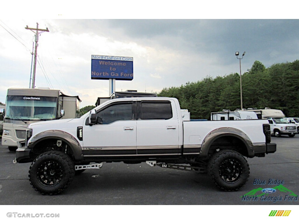 2017 F250 Super Duty King Ranch Crew Cab 4x4 - White Gold / King Ranch Mesa Antique Java photo #2
