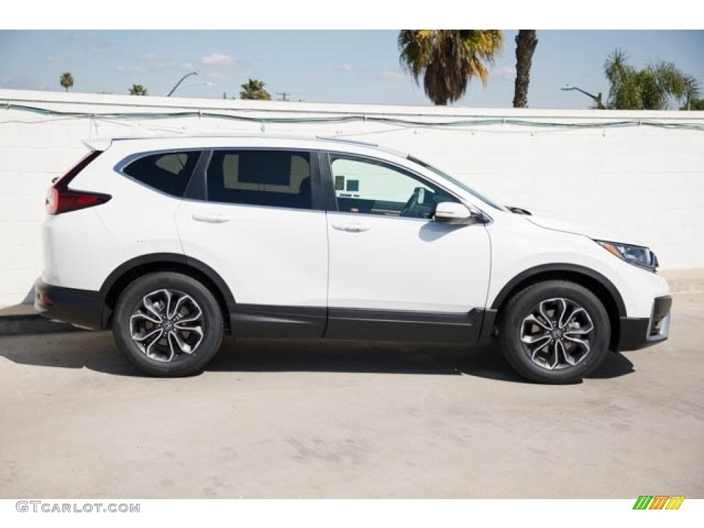 Platinum White Pearl 2022 Honda CR-V EX AWD Exterior Photo #144701712