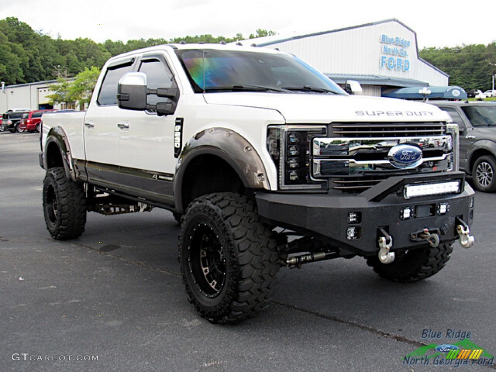 2017 F250 Super Duty King Ranch Crew Cab 4x4 - White Gold / King Ranch Mesa Antique Java photo #7
