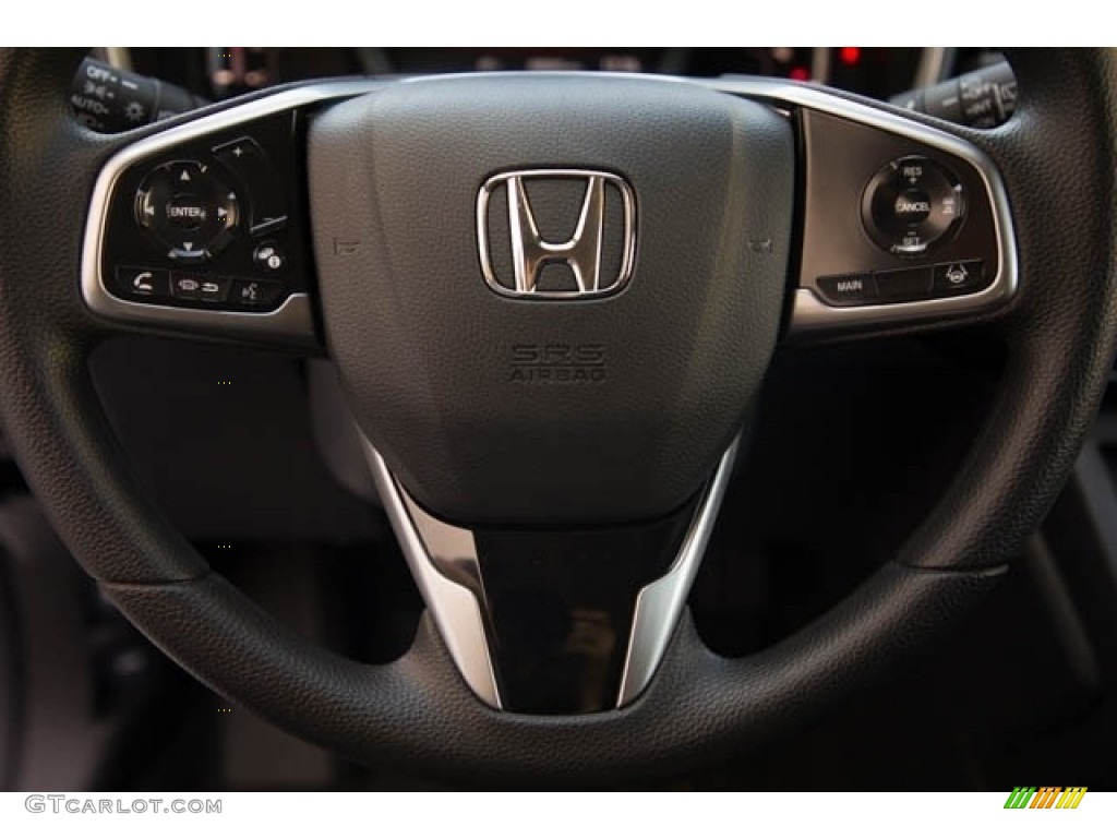 2022 Honda CR-V EX AWD Black Steering Wheel Photo #144701895