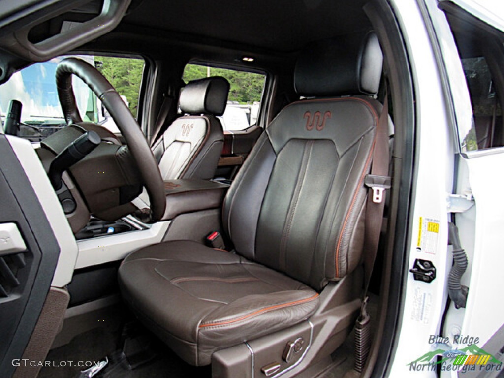 2017 F250 Super Duty King Ranch Crew Cab 4x4 - White Gold / King Ranch Mesa Antique Java photo #16