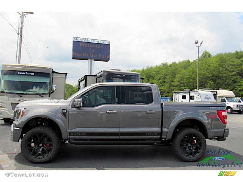 Carbonized Gray Metallic 2022 Ford F150 Shelby SuperCrew 4x4 Exterior Photo #144702693