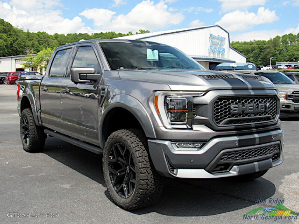 Carbonized Gray Metallic 2022 Ford F150 Shelby SuperCrew 4x4 Exterior Photo #144702744