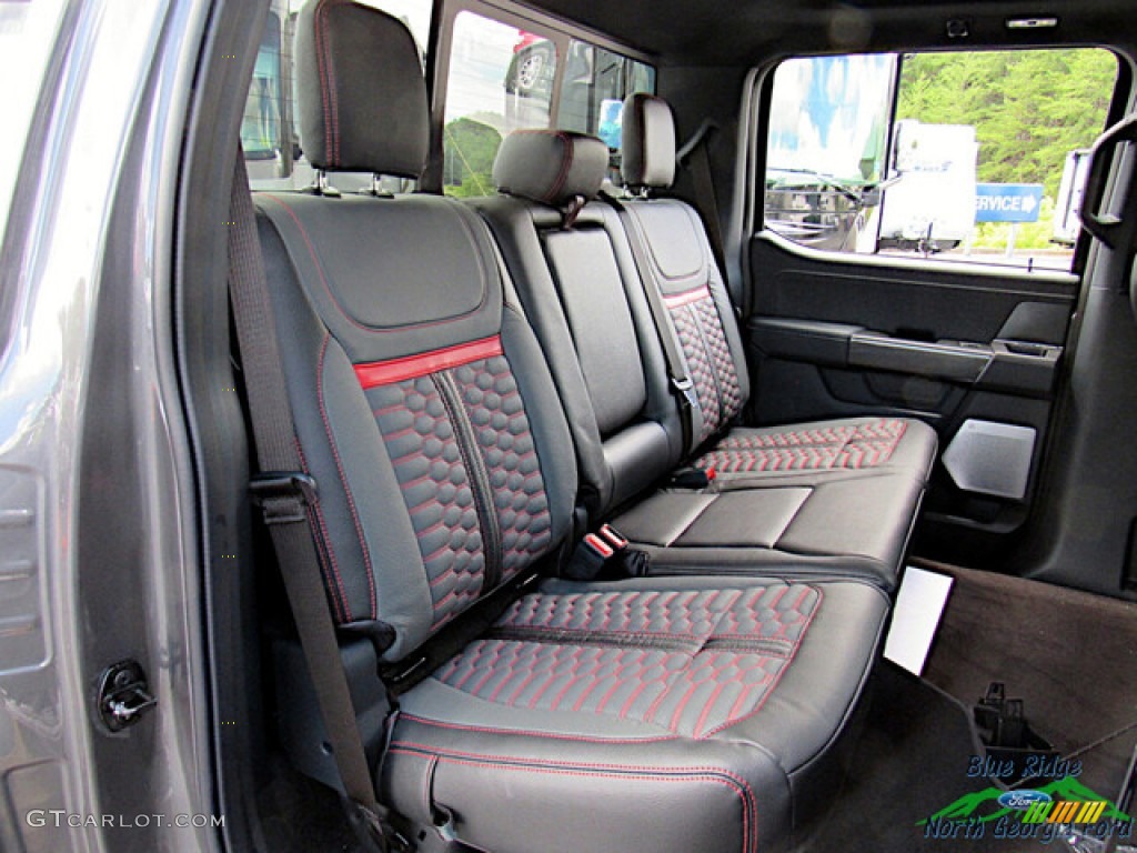 2022 Ford F150 Shelby SuperCrew 4x4 Rear Seat Photo #144702798