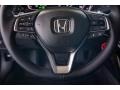 Black 2022 Honda Accord EX-L Hybrid Steering Wheel