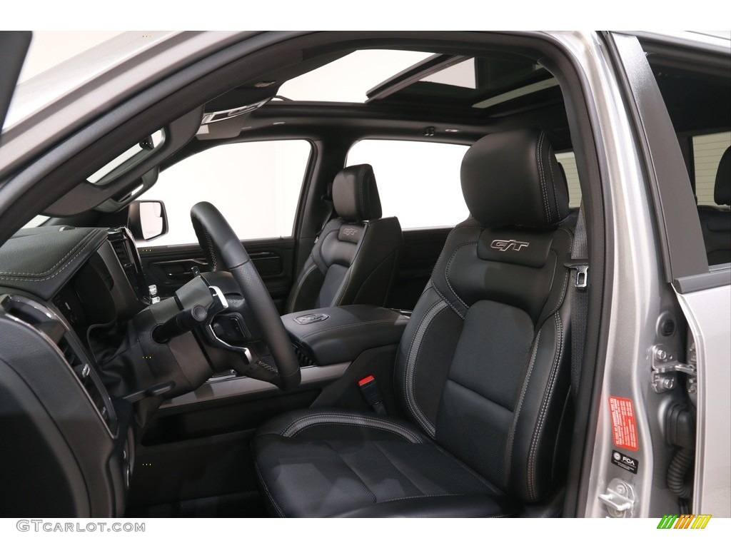 Black Interior 2022 Ram 1500 Rebel G/T Crew Cab 4x4 Photo #144703952