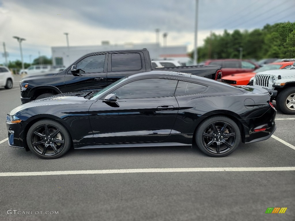 Shadow Black 2019 Ford Mustang EcoBoost Fastback Exterior Photo #144703998