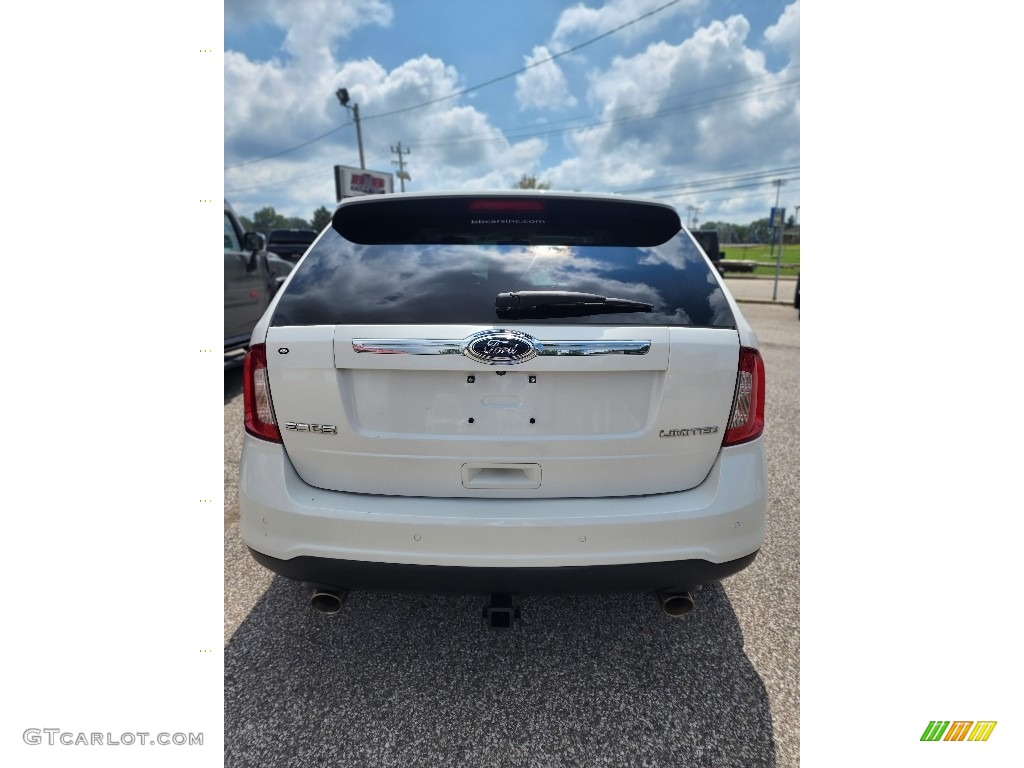 2013 Edge Limited - White Platinum Tri-Coat / Medium Light Stone photo #6