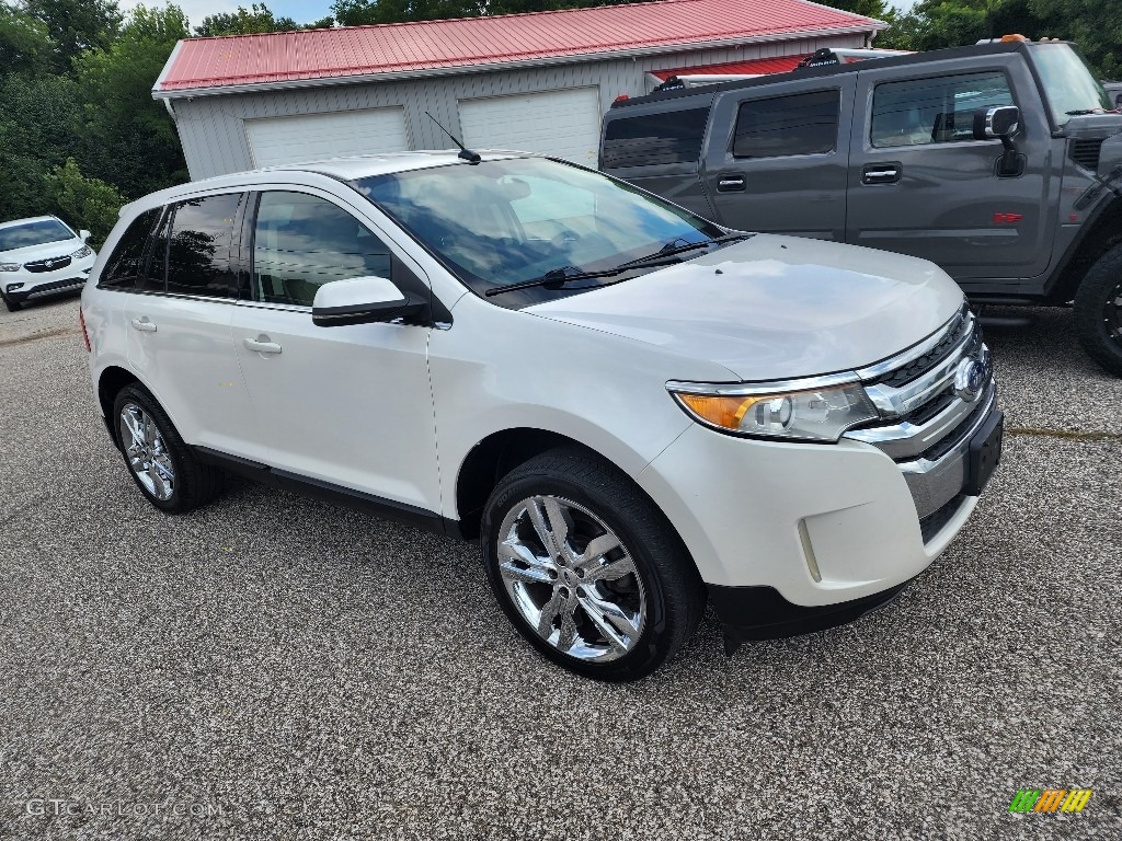 2013 Edge Limited - White Platinum Tri-Coat / Medium Light Stone photo #26