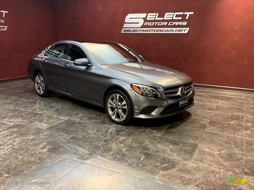 2019 C 300 4Matic Sedan - Selenite Grey Metallic / Black photo #3