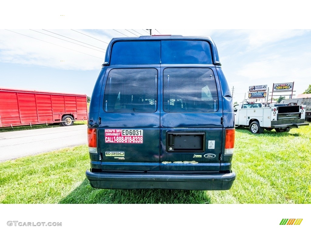 2011 E Series Van E350 XLT Extended Passenger - Dark Blue Pearl Metallic / Medium Flint photo #5