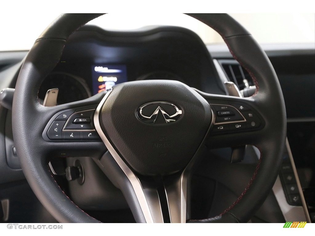 2020 Infiniti Q50 3.0t Red Sport 400 Steering Wheel Photos