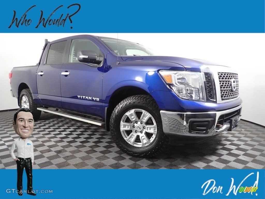 Deep Blue Pearl Nissan Titan