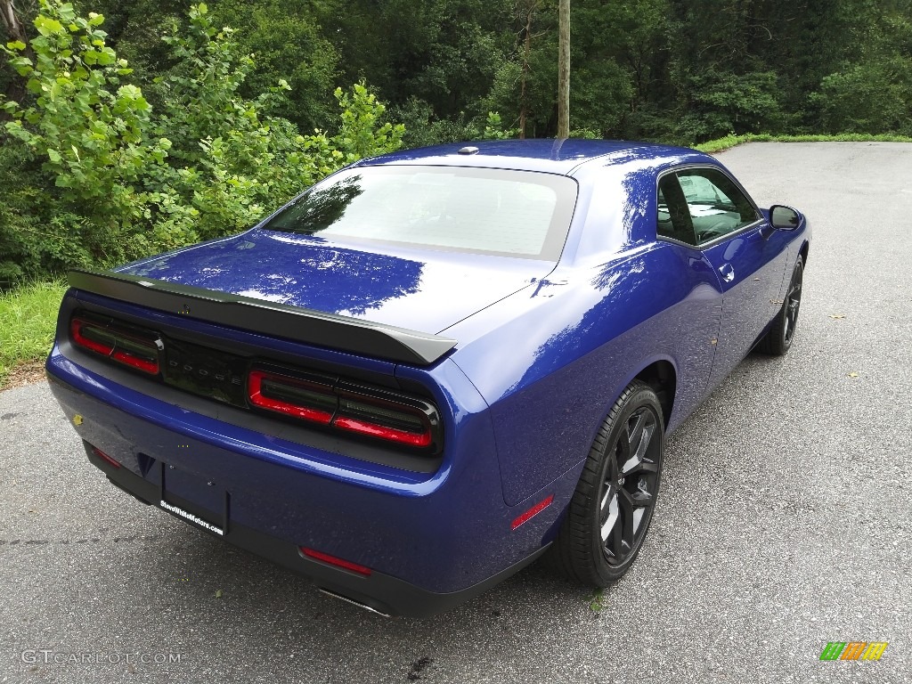 2022 Challenger SXT Blacktop - Indigo Blue / Black photo #6