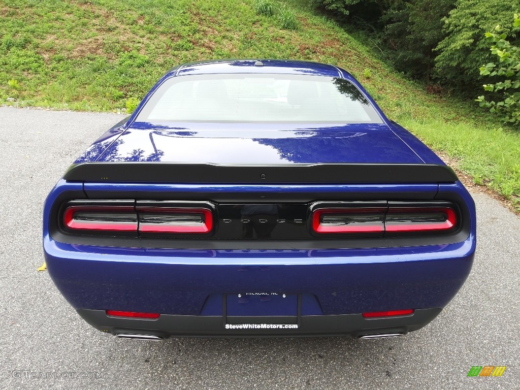 2022 Challenger SXT Blacktop - Indigo Blue / Black photo #7