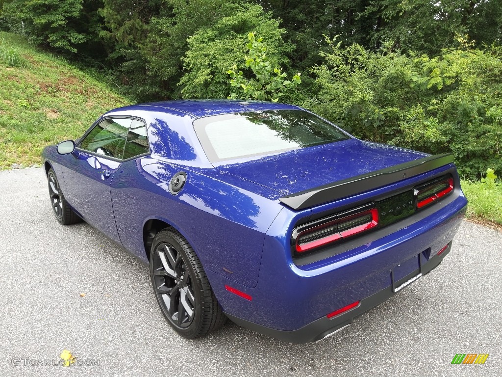 2022 Challenger SXT Blacktop - Indigo Blue / Black photo #8