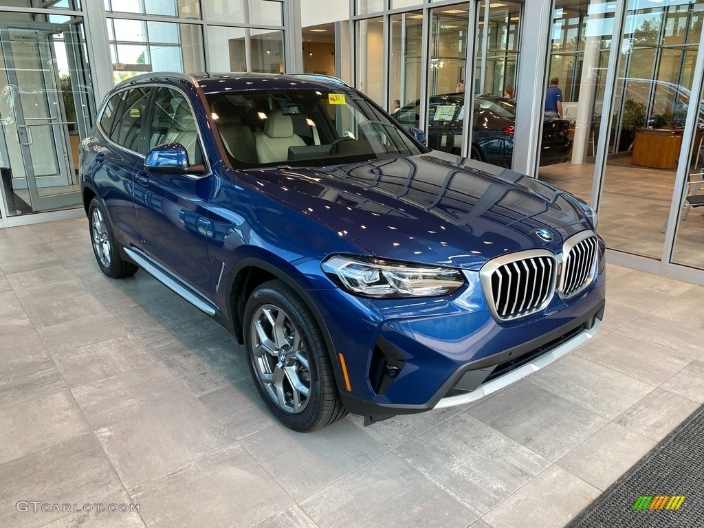 2022 X3 xDrive30i - Phytonic Blue / Canberra Beige photo #1