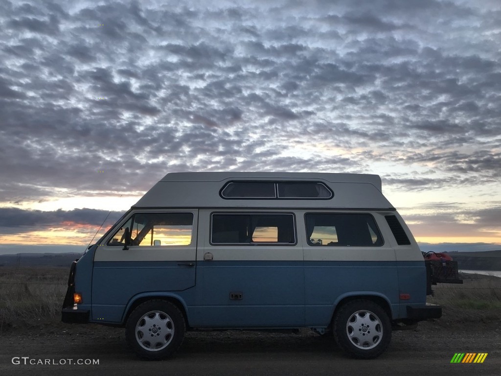 Sky Blue 1984 Volkswagen Vanagon GL Exterior Photo #144707250