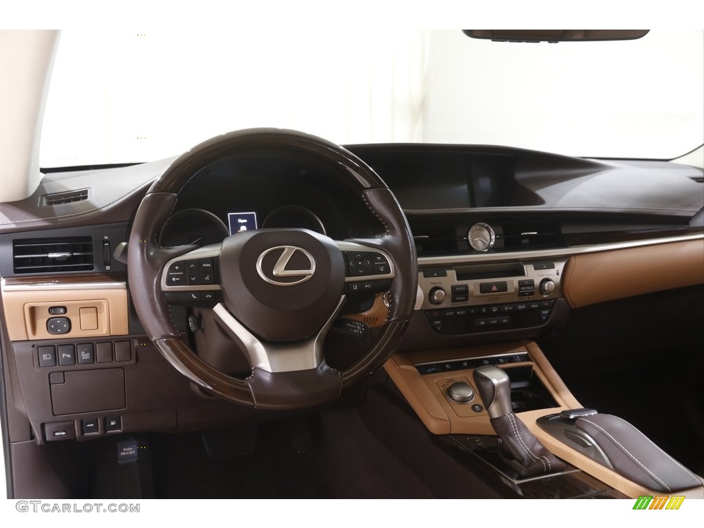 2016 Lexus ES 350 Ultra Luxury Flaxen Dashboard Photo #144707811