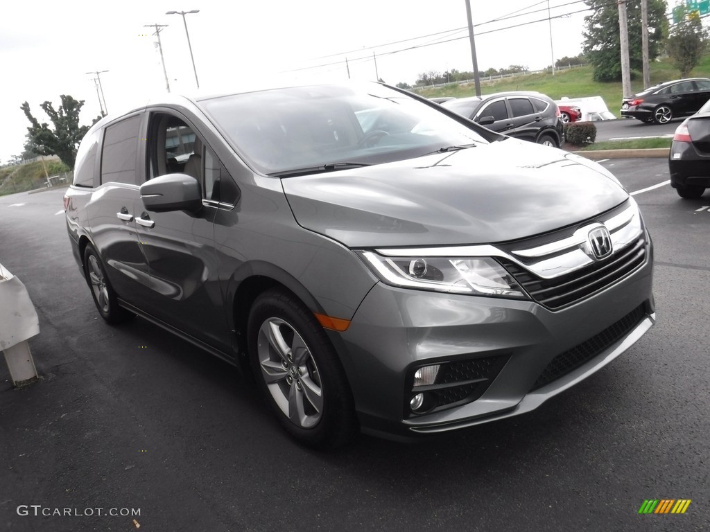 2018 Odyssey EX-L - Forest Mist Metallic / Beige photo #6