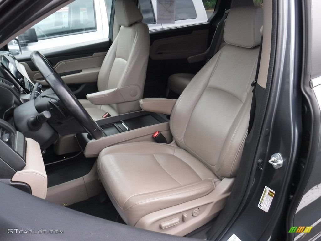 2018 Odyssey EX-L - Forest Mist Metallic / Beige photo #14