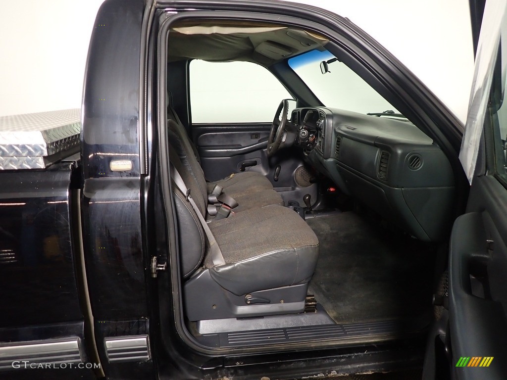 2001 Silverado 1500 Regular Cab 4x4 - Onyx Black / Graphite photo #24