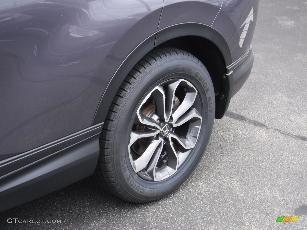 2021 CR-V EX AWD - Modern Steel Metallic / Black photo #4
