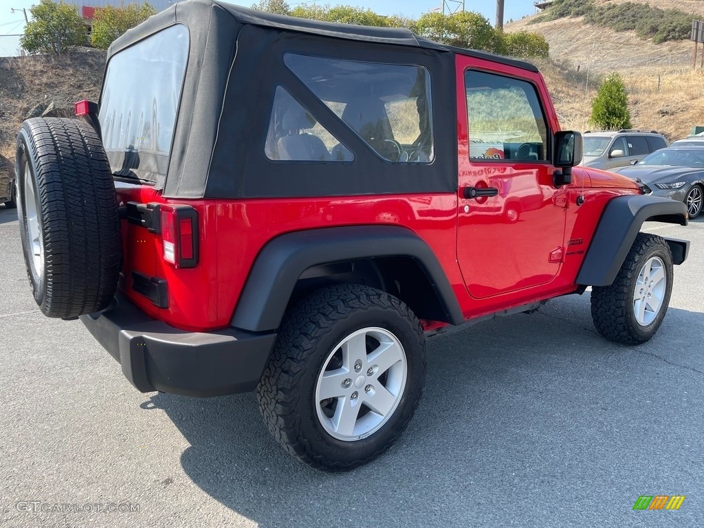 2018 Wrangler Sport 4x4 - Firecracker Red / Black photo #5