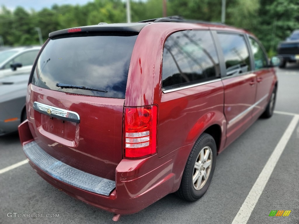 2010 Town & Country Touring - Deep Cherry Red Crystal Pearl / Medium Slate Gray/Light Shale photo #6