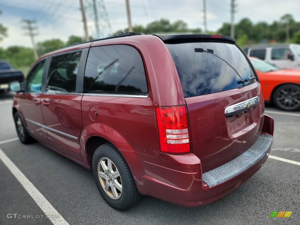 2010 Town & Country Touring - Deep Cherry Red Crystal Pearl / Medium Slate Gray/Light Shale photo #7