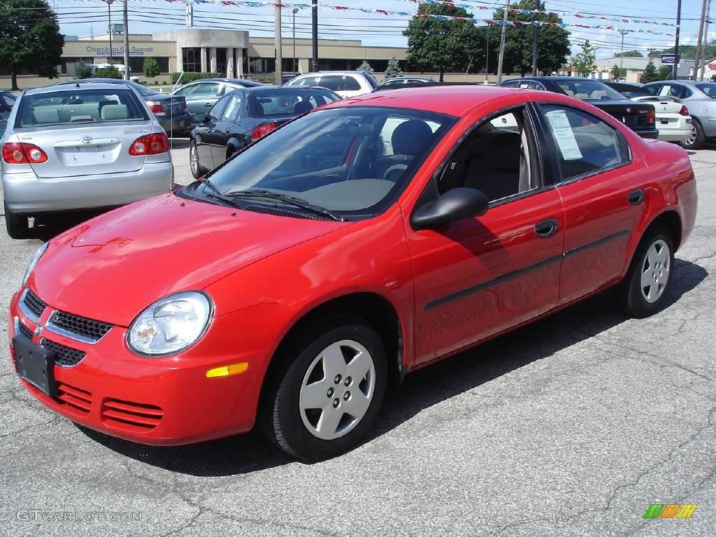 2004 Neon SE - Flame Red / Taupe photo #1